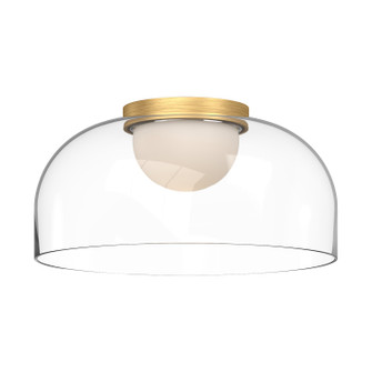 Cedar LED Flush Mount in Brushed Gold/Clear (347|FM52512BGCL)