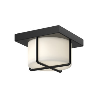 Regalo LED Flush Mount in Black/Opal Glass (347|FM45907BKOP)