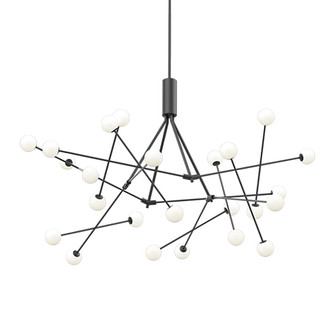 Moto LED Chandelier in Black (347|CH97358BK)