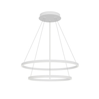 Cerchio LED Chandelier in White (347|CH87232WH)
