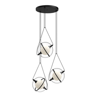 Aries LED Chandelier in Black (347|CH76728BK)