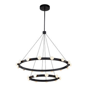 Rezz LED Chandelier in Black (347|CH63436BK)