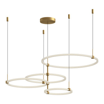 Bruni LED Chandelier in Brushed Gold (347|CH24755BG)