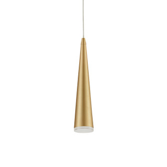 Mina LED Pendant in Brushed Gold (347|401214BGLED)