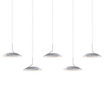 Royyo LED Pendant in Silver (240|RYPL5SWSIL)