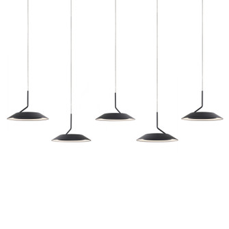 Royyo LED Pendant in Matte black (240|RYPL5SWMTB)