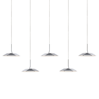 Royyo LED Pendant in Chrome (240|RYPL5SWCRM)