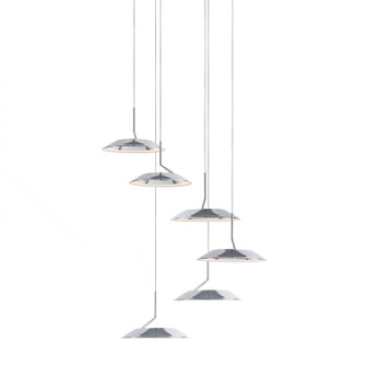 Royyo LED Pendant in Chrome (240|RYPC6SWCRM)