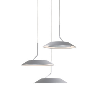 Royyo LED Pendant in Silver (240|RYPC3SWSIL)