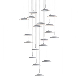 Royyo LED Pendant in Silver (240|RYPC19SWSIL)