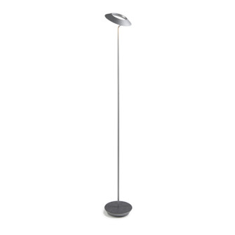 Royyo LED Floor Lamp in Silver/oxford felt (240|RYOSWSILOXFFLR)