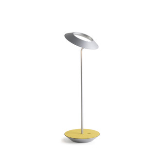 Royyo LED Desk Lamp in Silver/Honeydew Felt (240|RYOSWSILHDFDSK)
