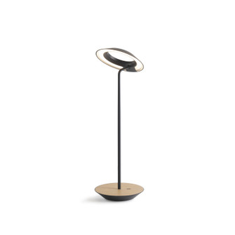 Royyo LED Desk Lamp in Matte black, white oak (240|RYOSWMTBWOKDSK)