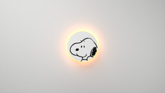 Ramen LED Wall Sconce in Snoopy (240|RMW12SWSN1HW)