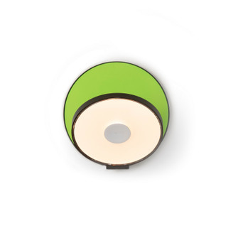 Gravy LED Wall Sconce in Metallic Black, Matte Green (240|GRWSMBKMGNHW)