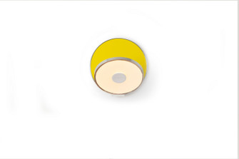 Gravy LED Wall Sconce in Chrome/matte yellow (240|GRWSCRMMYWPI)