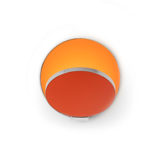 Gravy LED Wall Sconce in Chrome, matte orange (240|GRWSCRMMORPI)