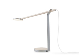 Gravy LED Desk Lamp in Maple/Silver (240|GR1WMPWSILDSK)