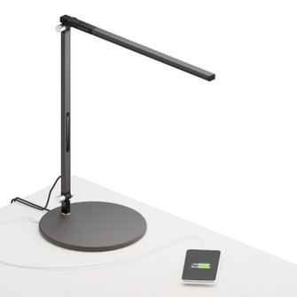 Z-Bar LED Desk Lamp in Metallic black (240|AR1100CDMBKUSB)