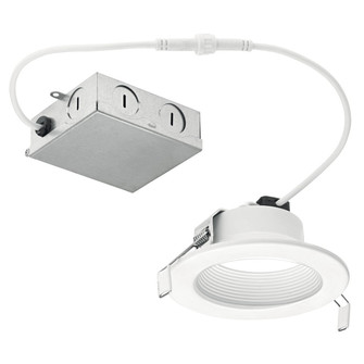 Direct To Ceiling Recessed LED Downlight in Textured White (12|DLRC04R2790WHT)