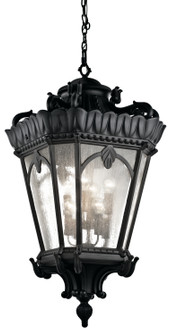 Tournai Eight Light Outdoor Pendant in Textured Black (12|9568BKT)