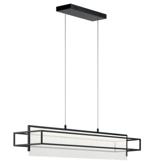 Vega LED Linear Chandelier in Matte Black (12|84051)
