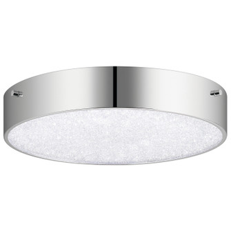 Crystal Moon LED Flush Mount in Chrome (12|84049)