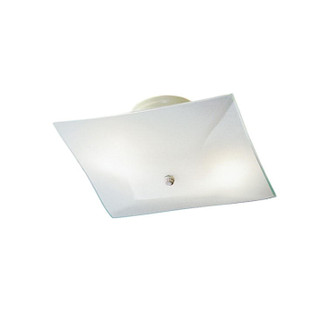 Ceiling Space Two Light Flush Mount in White (12|7260WH)