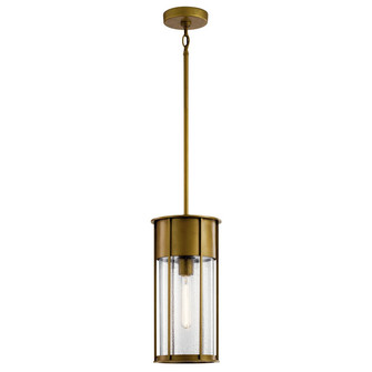 Camillo One Light Outdoor Pendant in Natural Brass (12|59082NBR)