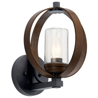 Grand Bank One Light Outdoor Wall Mount in Auburn Stained (12|59066AUB)