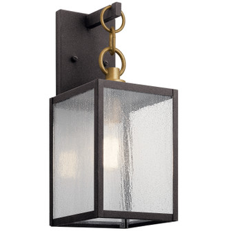 Lahden One Light Outdoor Wall Mount in Weathered Zinc (12|59005WZC)