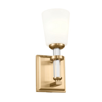 Rosalind One Light Wall Sconce in Brushed Natural Brass (12|55145BNB)
