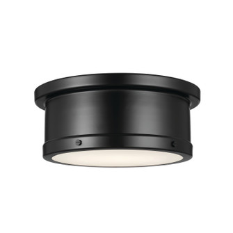 Serca Two Light Flush Mount in Black (12|52540BK)