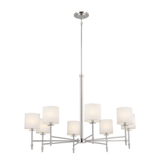Ali Eight Light Chandelier in Polished Nickel (12|52502PN)