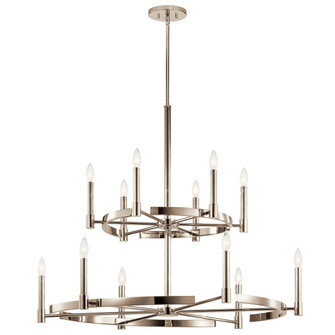 Tolani 12 Light Chandelier in Polished Nickel (12|52428PN)