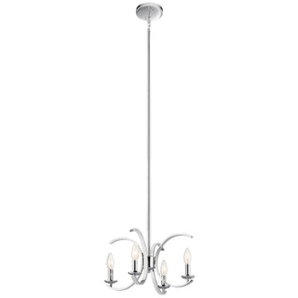 Cassadee Four Light Pendant/Semi Flush Mount in Chrome (12|52119CH)