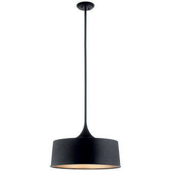 Elias One Light Pendant/Semi Flush in Black (12|52097BK)