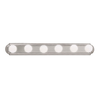 Six Light Linear Bath in Brushed Nickel (12|5018NI)