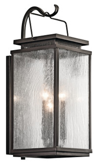 Manningham Three Light Outdoor Wall Mount in Olde Bronze (12|49386OZ)