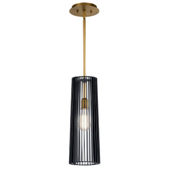 Linara One Light Pendant in Black (12|44169BK)