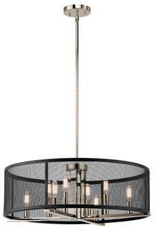 Titus Eight Light Pendant in Polished Nickel (12|43715PN)