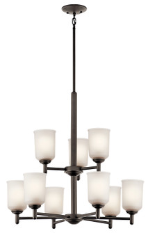 Shailene Nine Light Chandelier in Olde Bronze (12|43672OZ)