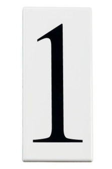 Accessory Number 1 Panel in White Material (12|4301)