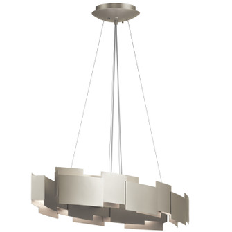 Moderne LED Chandelier in Satin Nickel (12|42993SNLED)