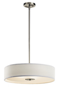 Three Light Pendant/Semi Flush in Brushed Nickel (12|42121NI)