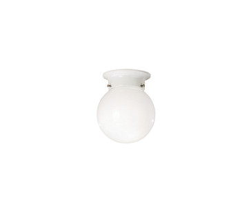 Ceiling Space One Light Flush Mount in White (12|216WH)