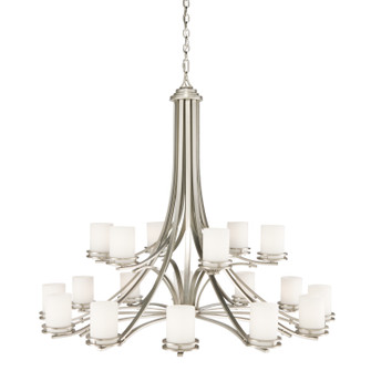 Hendrik 18 Light Chandelier in Brushed Nickel (12|1873NI)