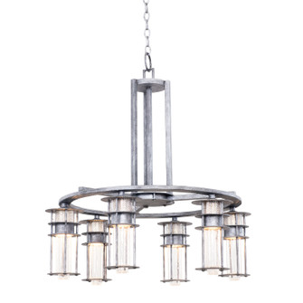 Anchorage LED Chandelier in Rugged Iron (33|7297RI)