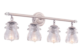 Brierfield Four Light Bath in Pearl Silver (33|6314PS)