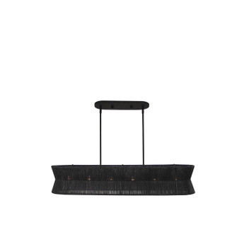 Madura Six Light Island Pendant in Matte Black (33|515561MB)